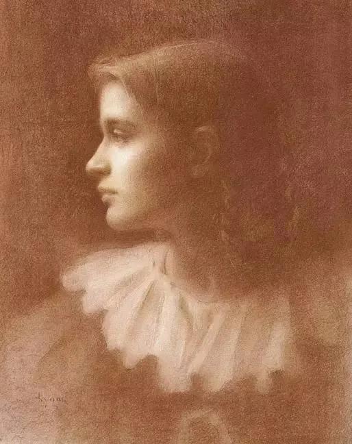 油画作品|好久没见过这么准的造型了,她的用色也超扎实!