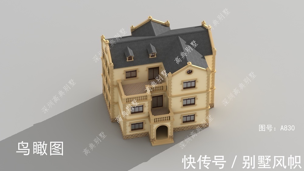 别墅|这款农村自建别墅，立体感强，整体温馨美观。