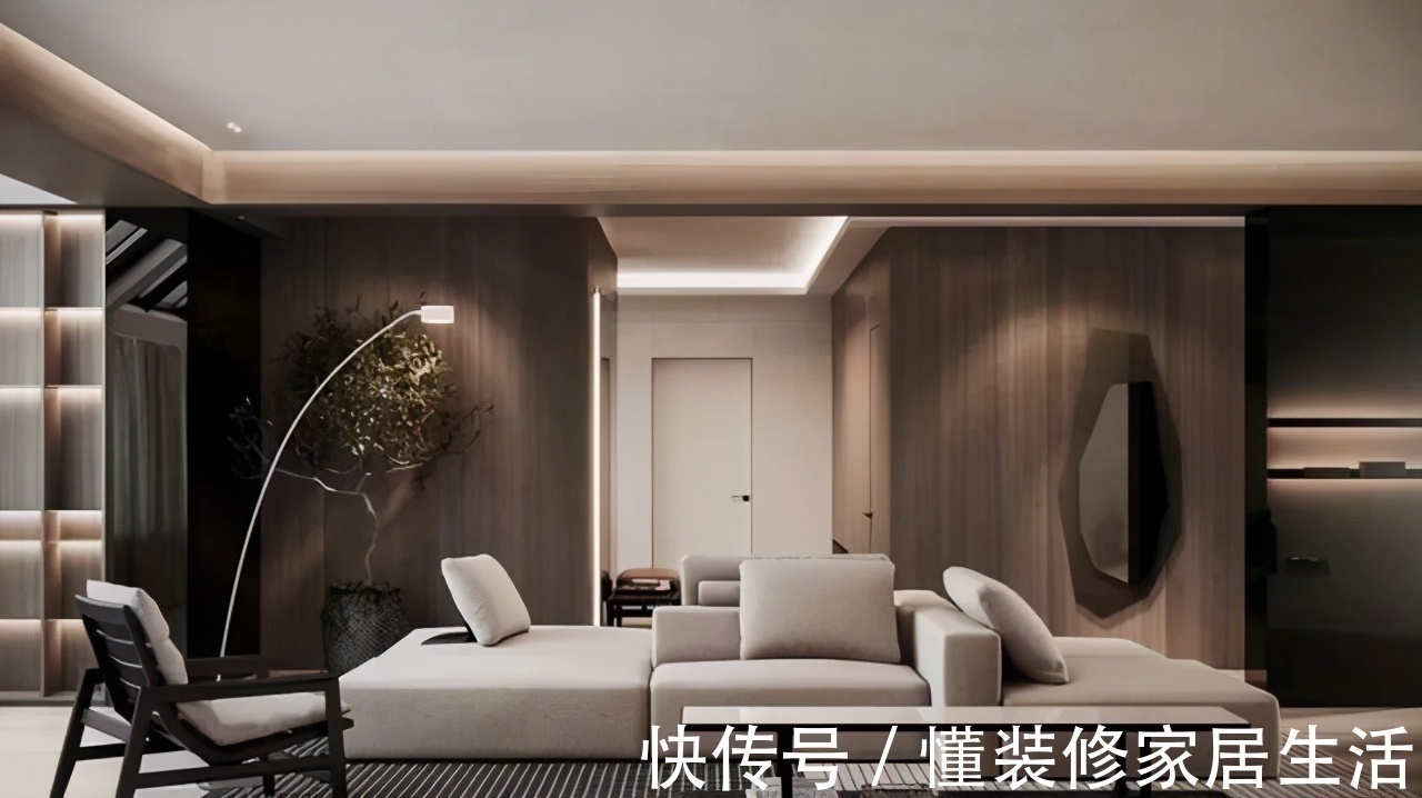 老三件儿|越来越多家庭客厅不再装电视了,现在流行这样装,时尚又大气