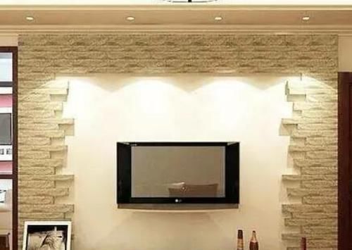 装修|头次见有钱人把电视这样挂墙上，太聪明了，看完想回家学装