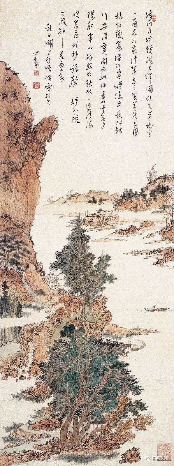 张大千&溥儒画舟，千姿百态