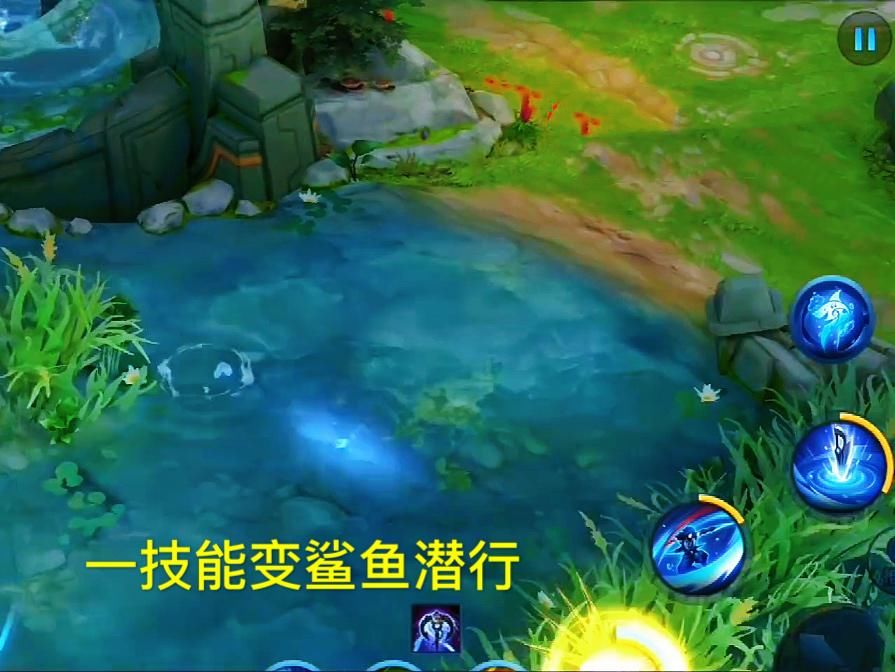 河道|新英雄澜技能预览，首位变身鲨鱼可利用河道英雄来袭，玄雍嬴政最大敌人曝光