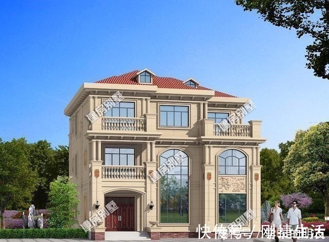 别墅|大门靠左设计,入户及是堂屋,这种别墅一般人不敢这样建!