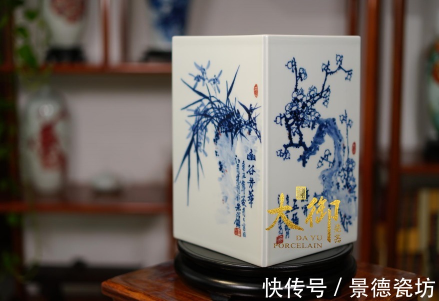 江西省#大御瓷器江月光——中国陶瓷艺术大师陆如关门弟子,当之无愧的古彩顶流!