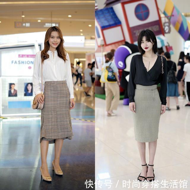 温差|早晚温差过大?试试今年流行“长袖衬衫+半裙”,优雅高级又耐看