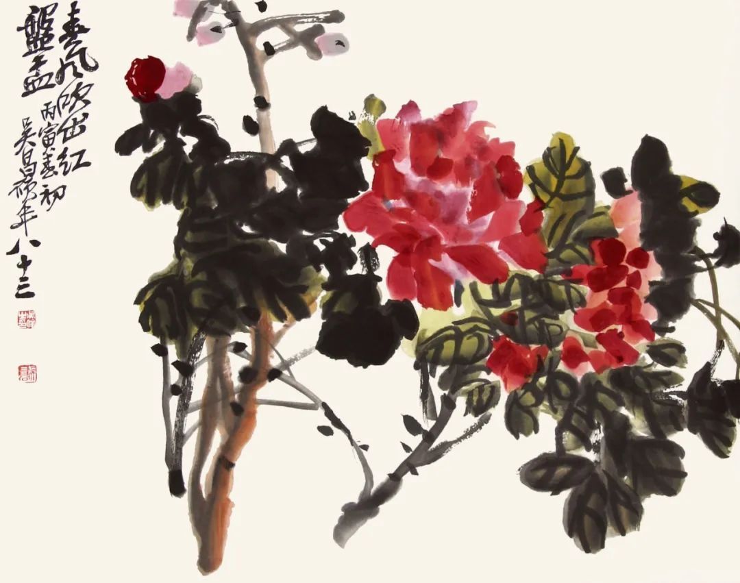 吴昌硕$齐白石传人、齐白石书画院院长-汤发周分享,荣宝斋350周年, 荣宝斋木版花鸟精品