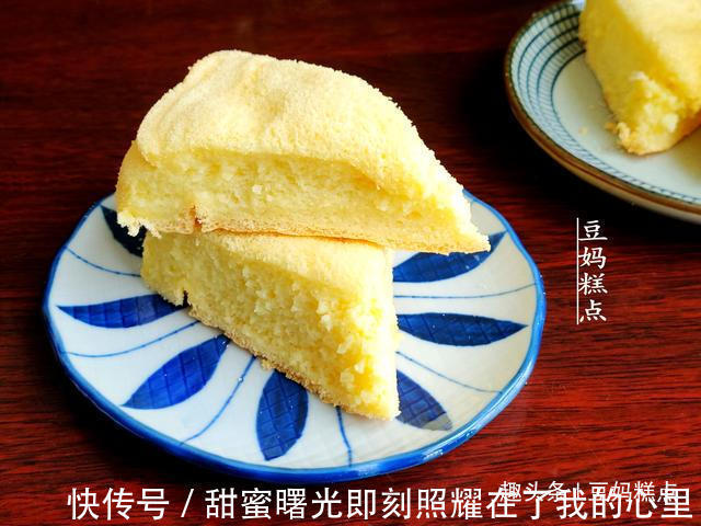 糯米泡一夜，做成蛋糕，方法简单口感软糯，出乎意料的好吃