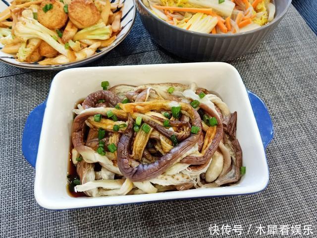 晚餐|老两口的极简晚餐,味道鲜美吃不胖,网友南方人净吃草