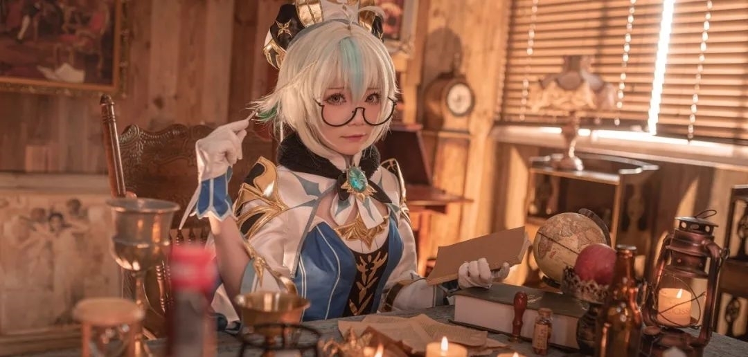 cos:原神砂糖cos正片@王胖胖,砂糖好可爱