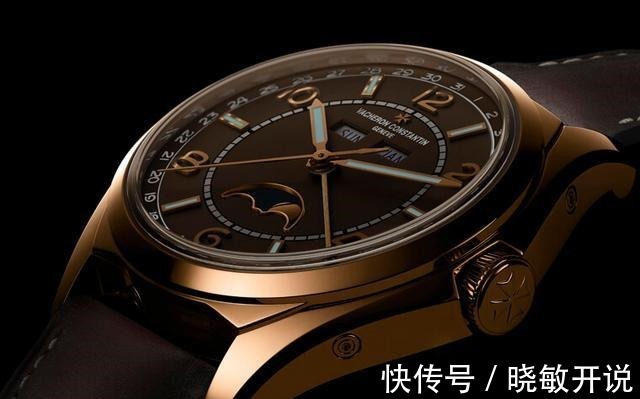 手表|江诗丹顿Fiftysix玫瑰金款,新推墨棕色面盘全日历手表和自动表!