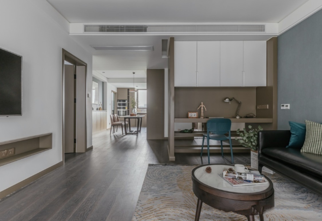 杂物间|过道别再浪费了,学他家这么装,书房、杂物间都有了!实用性倍增