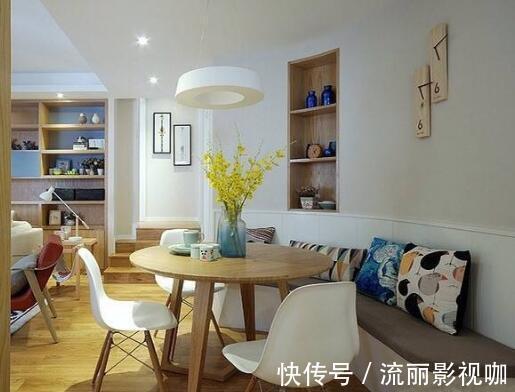装修|越来越多人家里不买传统餐桌椅了,打造卡座餐厅更美观实用