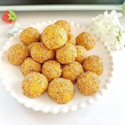 南瓜麻球|大厨教你这么做南瓜麻球，分分钟就可以学会