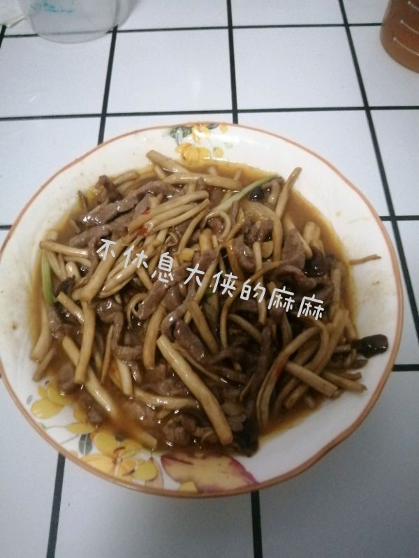 郫县豆瓣酱|茶树菇炒牛肉丝