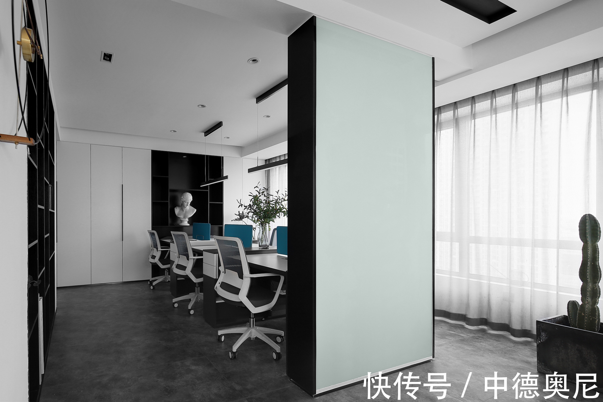 洽谈室|商住两用房的公司装修案例参考
