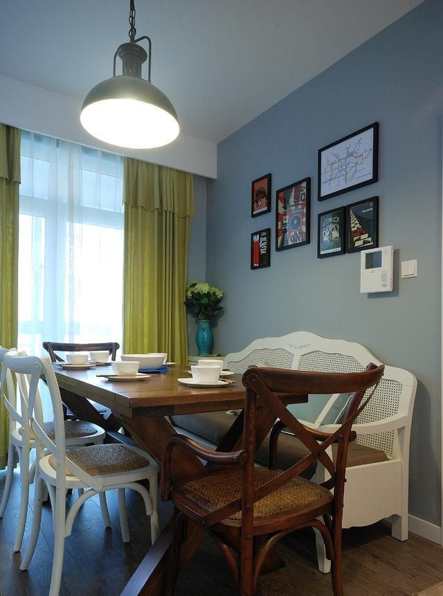 装修|77平米的小户型花钱设计,美式风格的效果超漂亮,这钱花得值