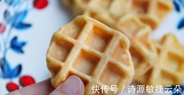 红薯饼|好吃美味的华夫饼，制作简单，营养健康！