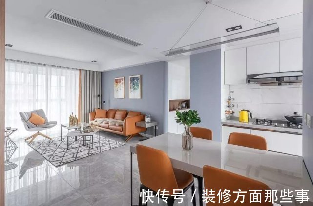 客厅|118平现代简约三居室 客厅采光怎么改善?