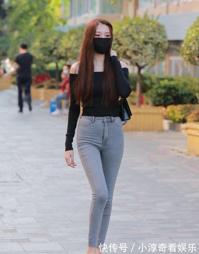大长腿 时尚帅气的打底裤穿搭年轻有品位,展现你的身材优势,凸显优势