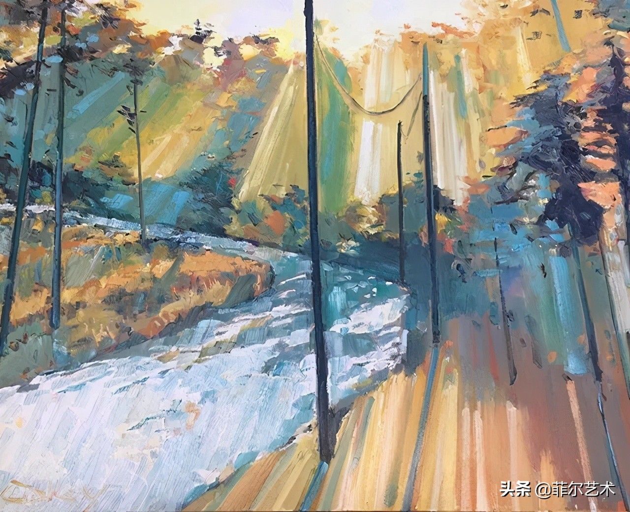 科利|光色十足，如梦如幻~美国画家尼古拉斯·科利风景油画作品欣赏