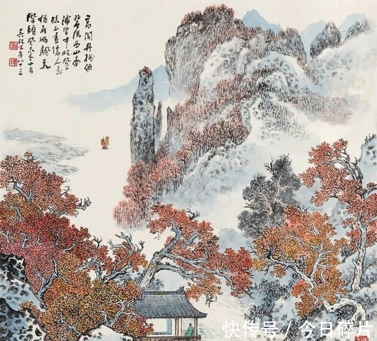 古不泥古#老画家的画|吴养木山水画