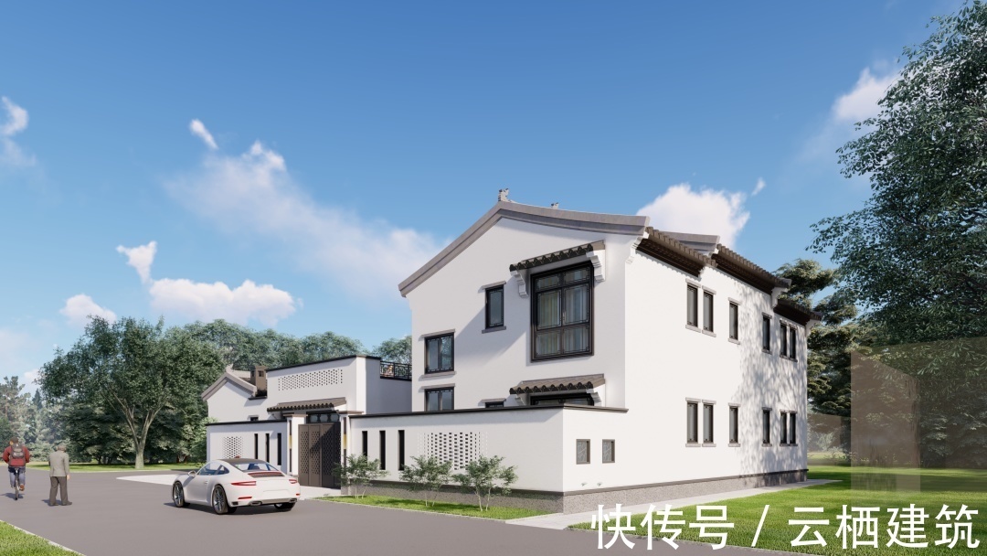 娱乐室|安徽二层中式合院,15.6m×25.7m