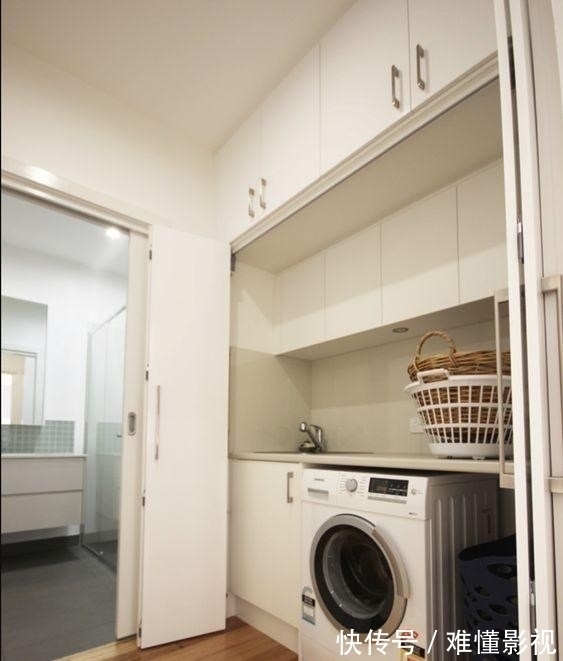 洗衣房|我发现日韩家庭,用了这6个“讨巧”设计,不用1㎡也能做个洗衣房