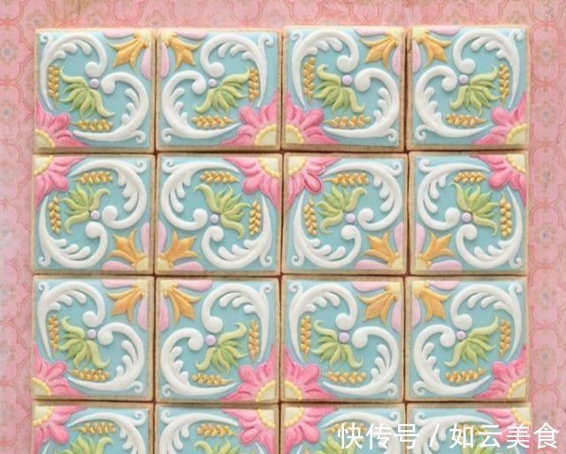 糖霜饼干|一双巧手，做出童话般的翻糖饼干，看完你会舍不得吃网友称太美