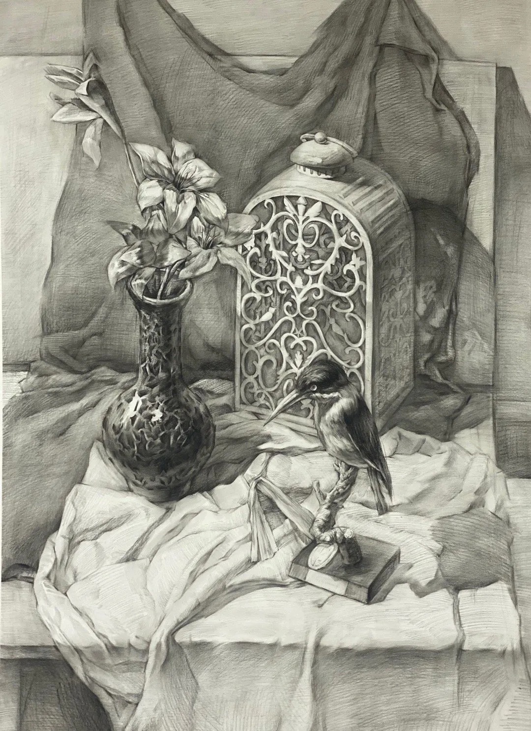 虚实&传说中素描的“虚实变化”,应该就是这样的!