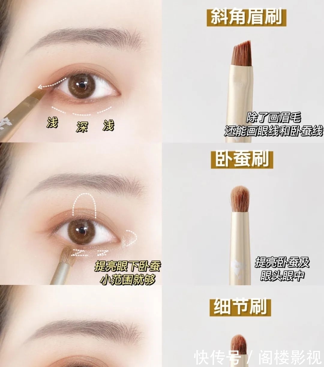科普|新手必看|化妆刷科普保姆级画眼影教程