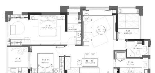 背景墙|110㎡轻奢两居,高级灰+烟粉,个性独特的品质感让人惊艳!