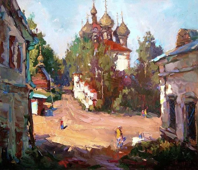俄罗斯@浓郁的色彩,俄罗斯画家安德烈·米沙金的风景油画(一)