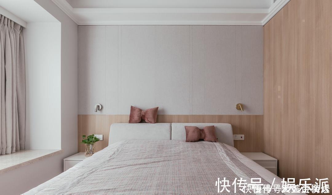 主卧|越简约，越幸福！113㎡坚持全屋化繁为简，家居氛围太棒了！