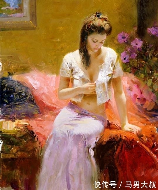 人物|在油画人体创作中,画面的色彩对于表达情感是不容忽视的!