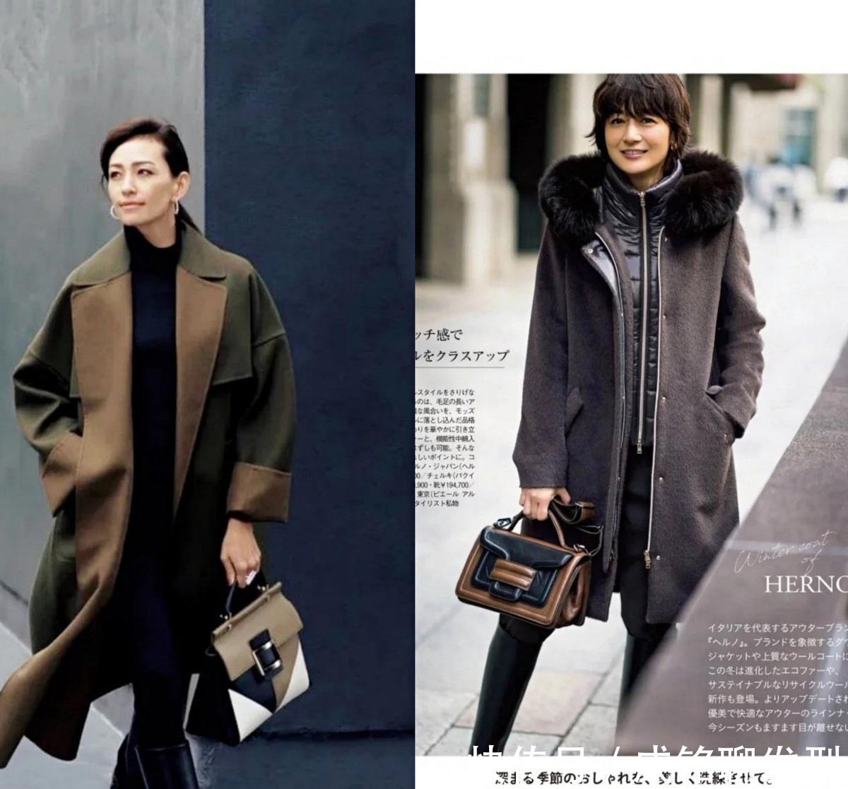 小黑裤|适合五六十岁女人的穿搭,叫“长大衣+小黑裤”,简约大气又时尚