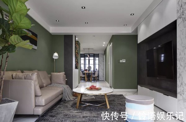 储物空间|125平的现代风三房,有着梦幻感的背景墙,好让人喜欢