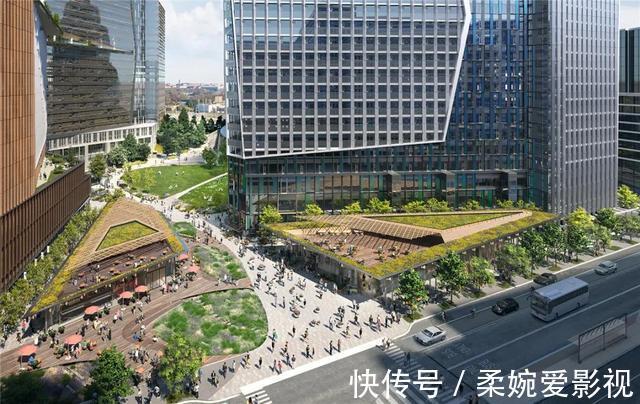 大楼|亚马逊新总部大楼方案问世，巨吸睛！网友：这不一坨笋吗？