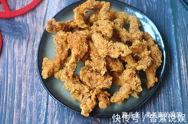 面糊|鸡胸肉的神仙吃法,外焦里嫩超酥香,每次做一盘,根本不够吃