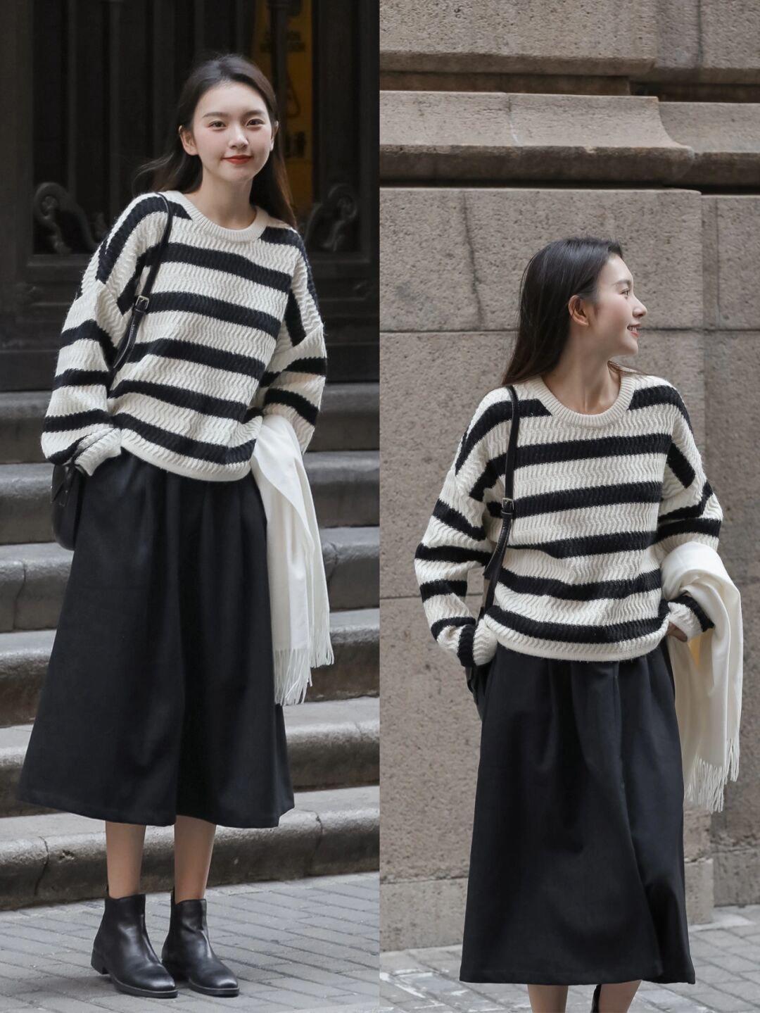 紫色大衣外套 秋冬怎样搭配出知性优雅的气质,碎花裙+紫色大衣外套,时髦又不失女人味!