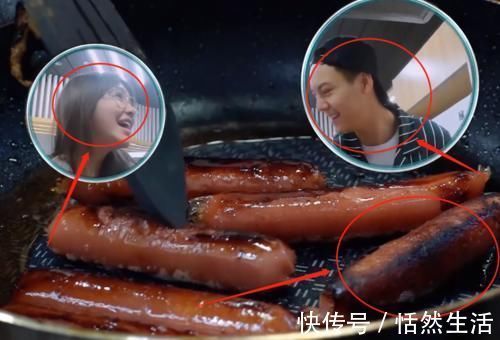 做飯|本以為劉雨昕的糖醋排骨夠黑暗了，看到周揚青煎的香腸，災難現場！
