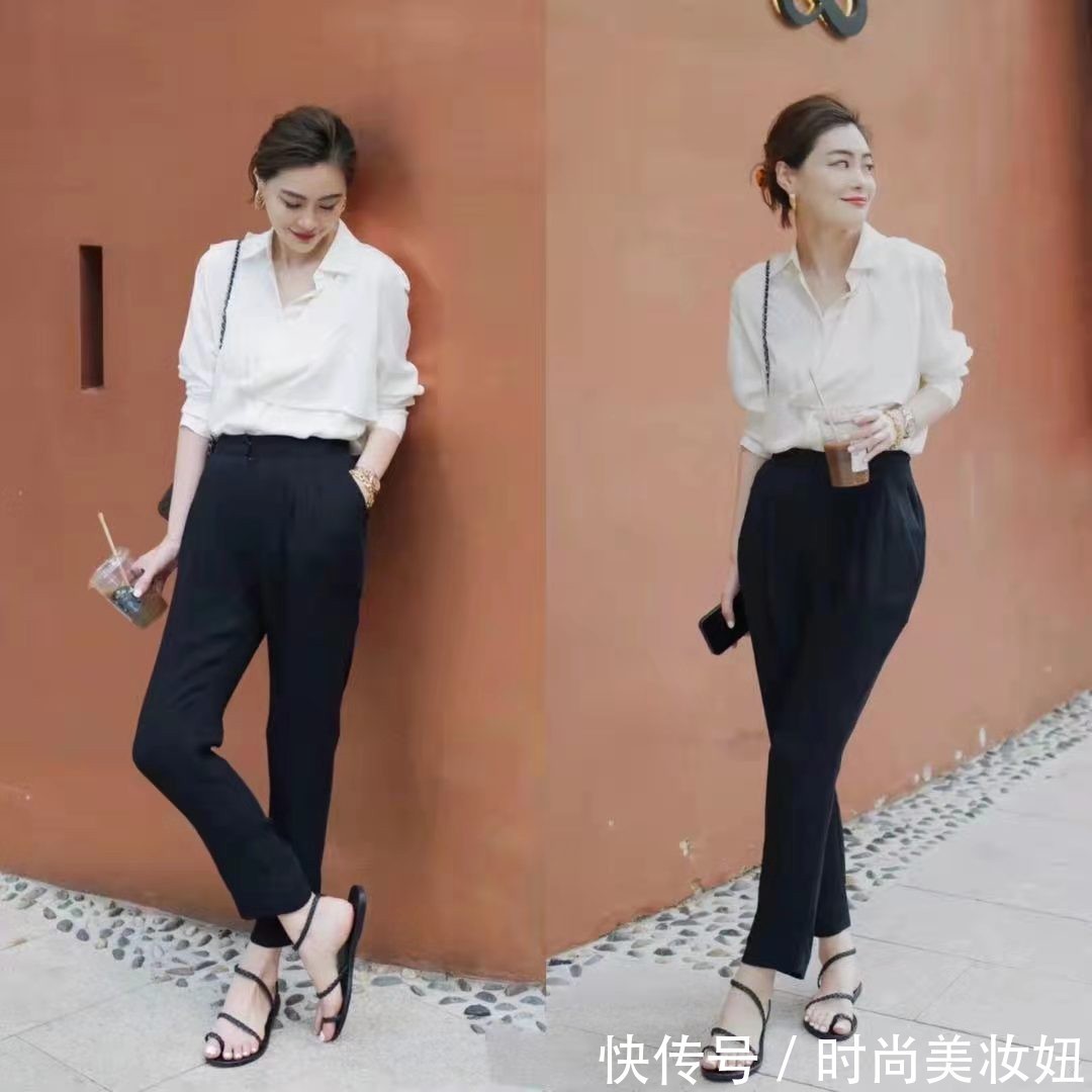版型|明明只是“黑白配”,却穿出满满的高级感,为什么赢得体面优雅
