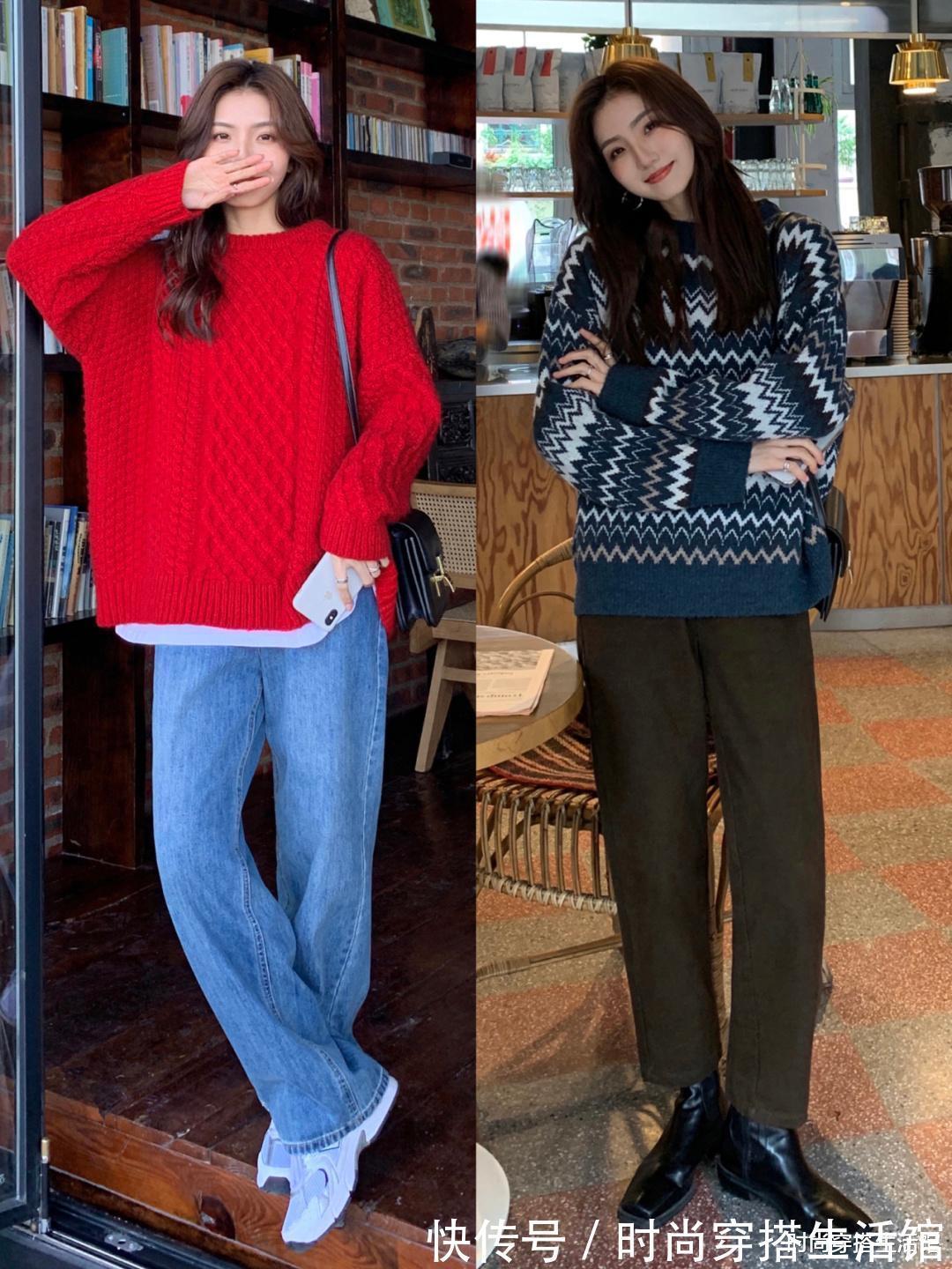 冬天|又到了穿毛衣的季节,冬天这么穿时髦显瘦还高级,适合30+女人
