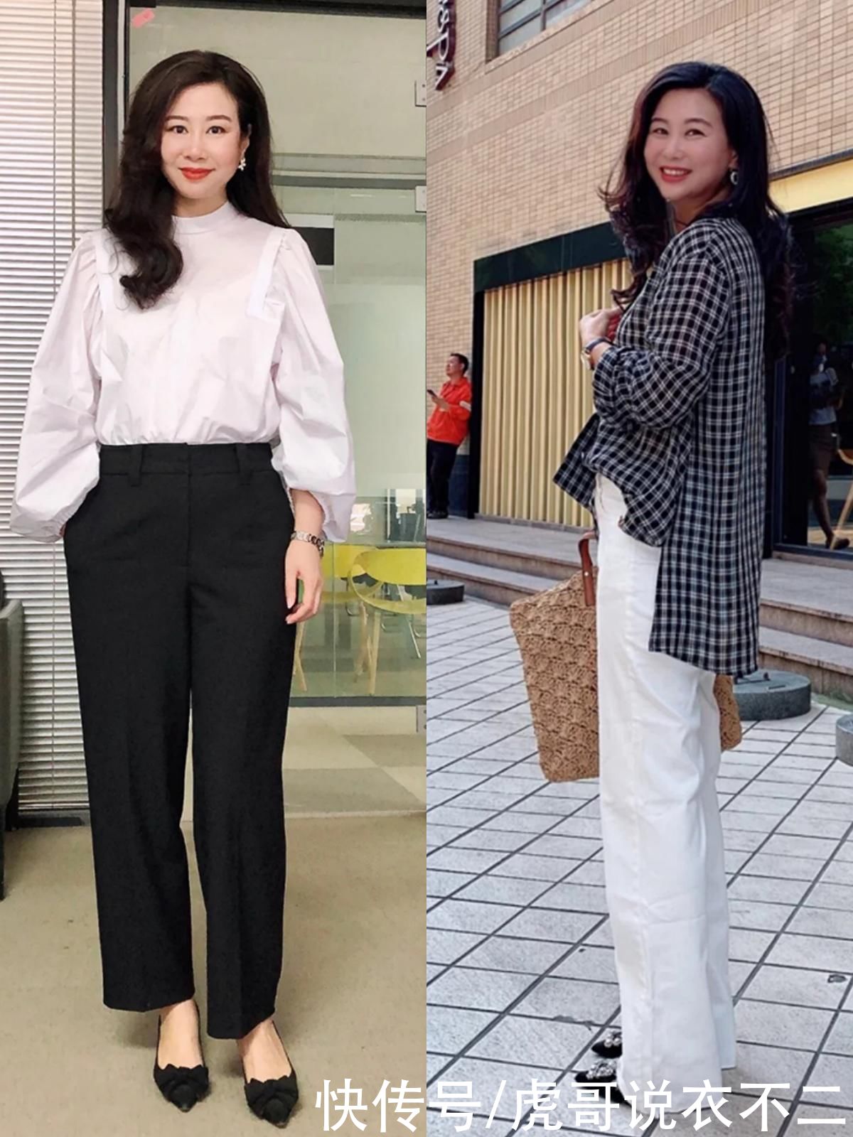 女人年过40会穿衣更年轻，这位素人博主的穿搭，优雅又有女人味