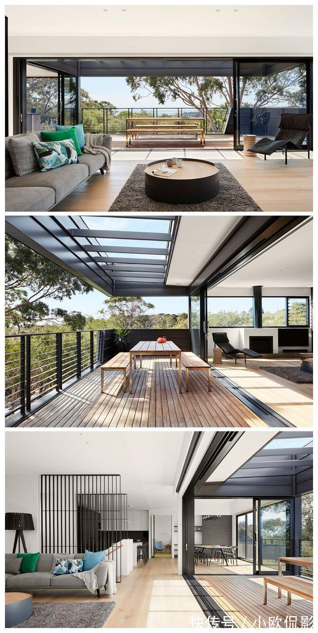 退休|退休夫妻打造豪华别墅，客厅直通大露台设计，给人极大的舒适感！