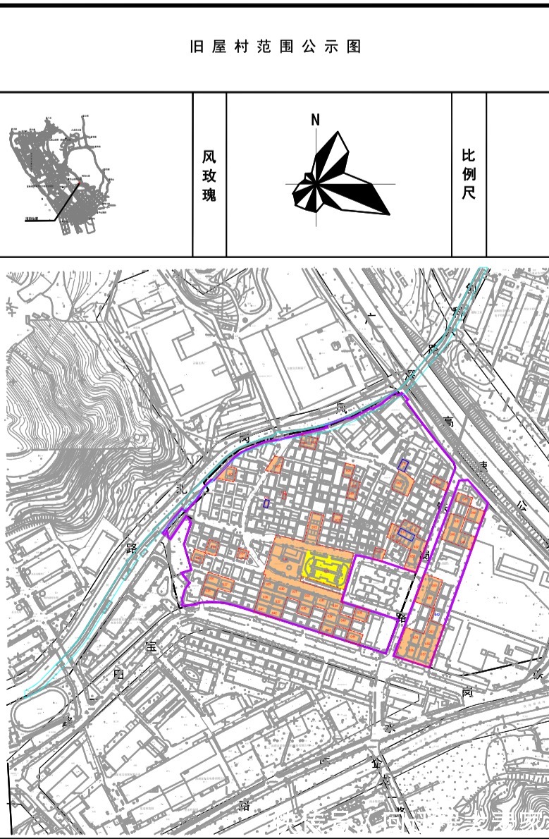城市|西乡铁岗旧村城市更新已经公布旧村认定范围,很快拆了