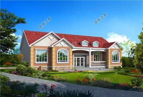 卧室|一层自建房图纸，最后一款养老房的首选，图纸看完快收藏