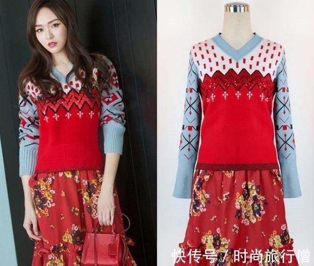 街拍|女星们机场大秀“毛衣风”, 一款比一款洋气，你更钟意哪一款呢？