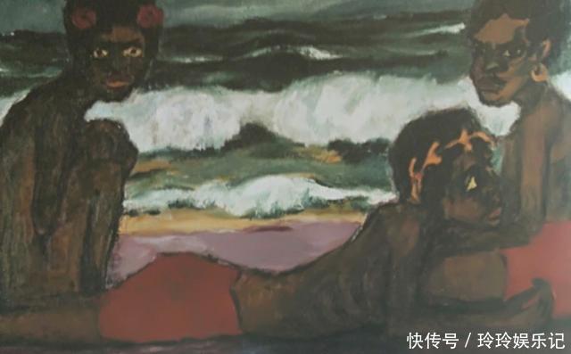 画家|欣赏3个裸体黑人油画，奇异动态美，彰显画家前卫的艺术哲学意味