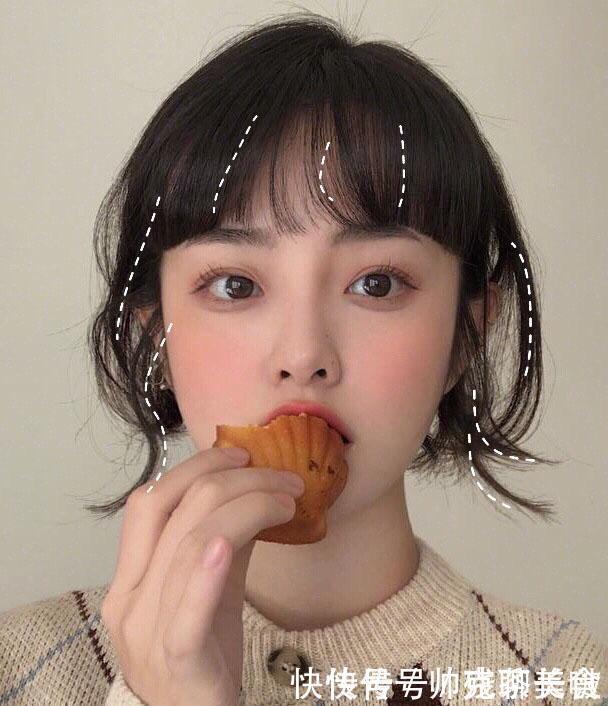 女生|脸大的女生，试试这5款“万能刘海”发型，巨显脸小