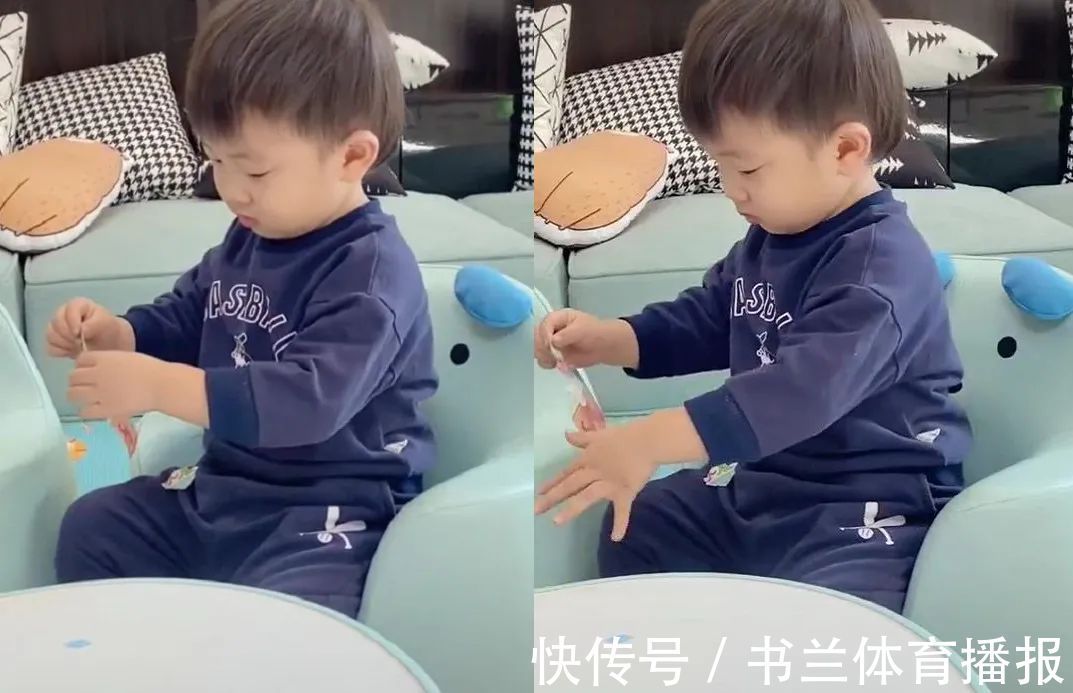 白菜|1岁娃把超市桃子都戳了个洞,硬核老妈指指榴莲:别怕疼使劲拍